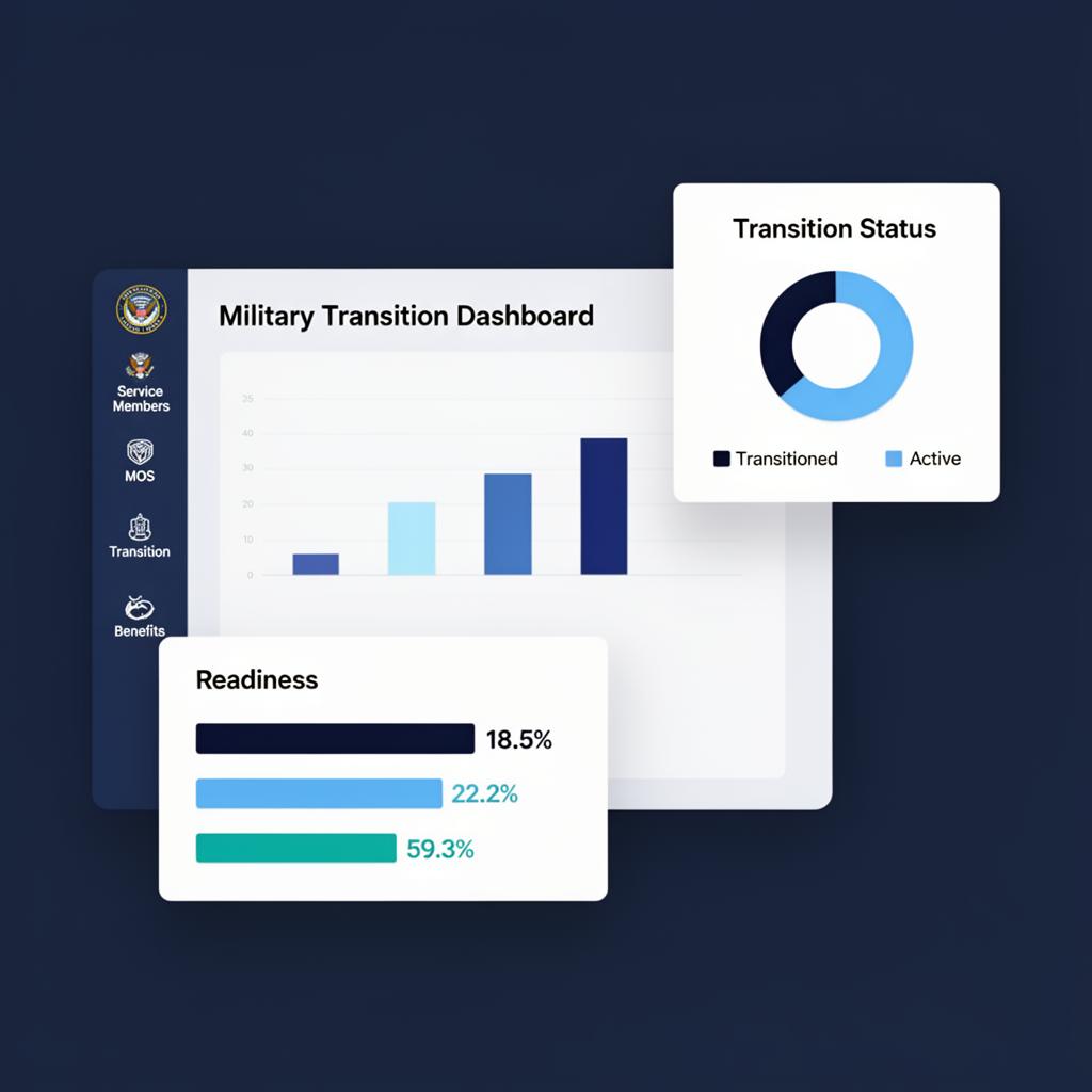 Military transition dashboard