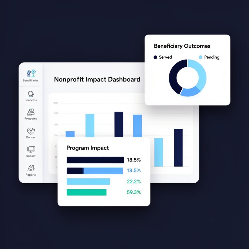 Nonprofit impact dashboard
